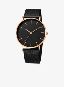 Military Matt Black Analog Watch