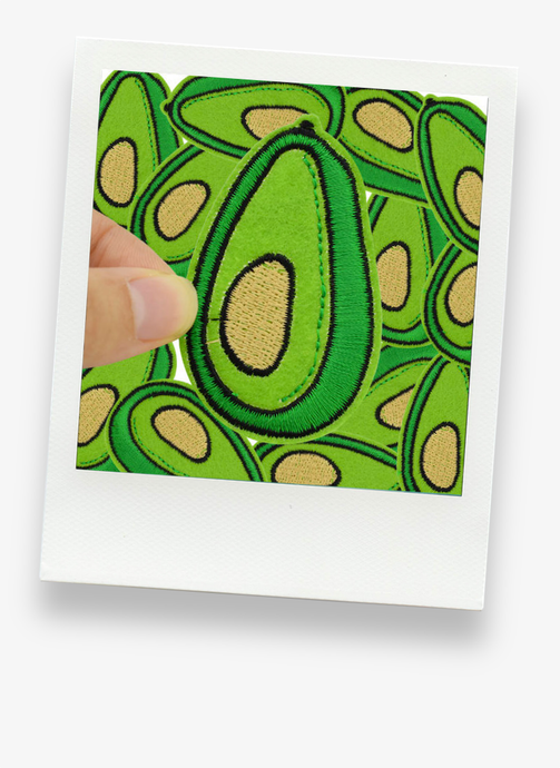 10x Avocado Clothing Patches