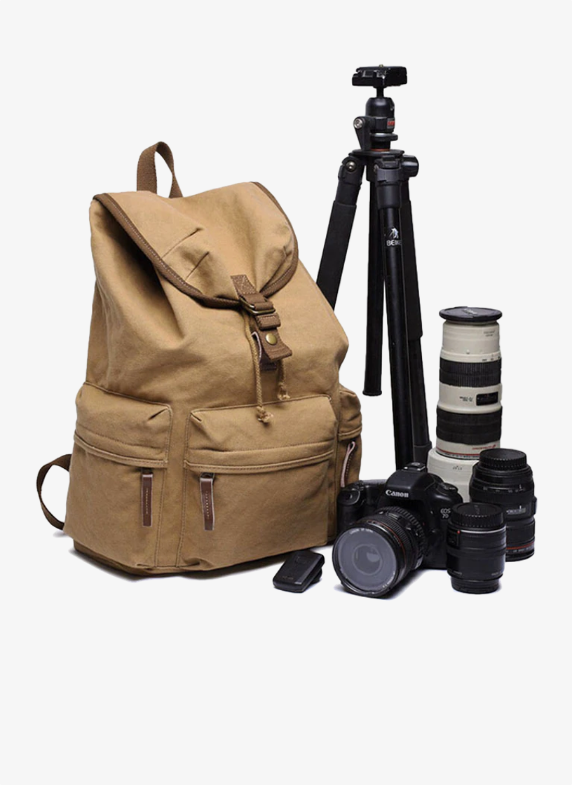 Smart Canvas Camera Backpack