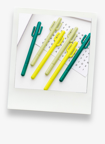 Cute Cactus Gel Pen
