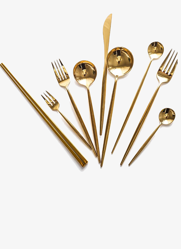 Brilliant Gold Cutlery Set