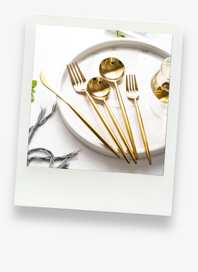 Brilliant Gold Cutlery Set