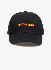 Positive Vibes Cotton Baseball Cap