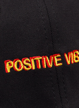 Load image into Gallery viewer, Positive Vibes Cotton Baseball Cap