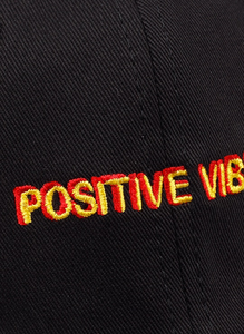 Positive Vibes Cotton Baseball Cap