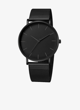 Load image into Gallery viewer, Military Matt Black Analog Watch